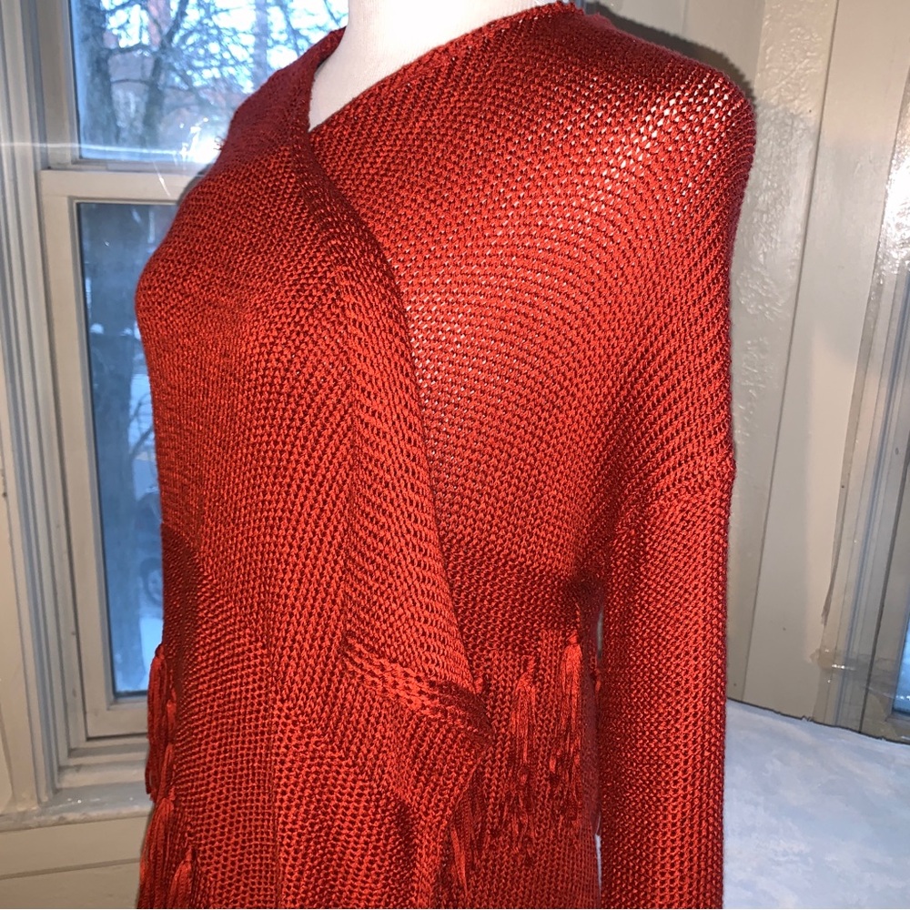 Forever 21 Sienna orange  Open front knit Cardigan 3X - Picture 5 of 13